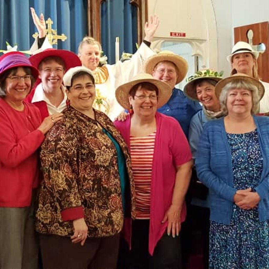 Women of St Marks Candor in Easter Finery
