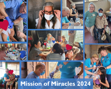 Image Description - A collage of photos from Mission of Miracles